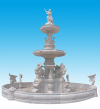 marble fountain