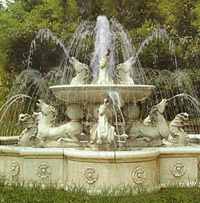 marble fountain