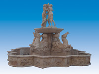 marble fountain