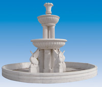 marble fountain