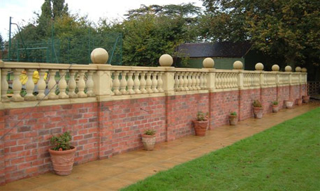 Standard size balustrade