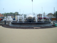 steel ball fountain