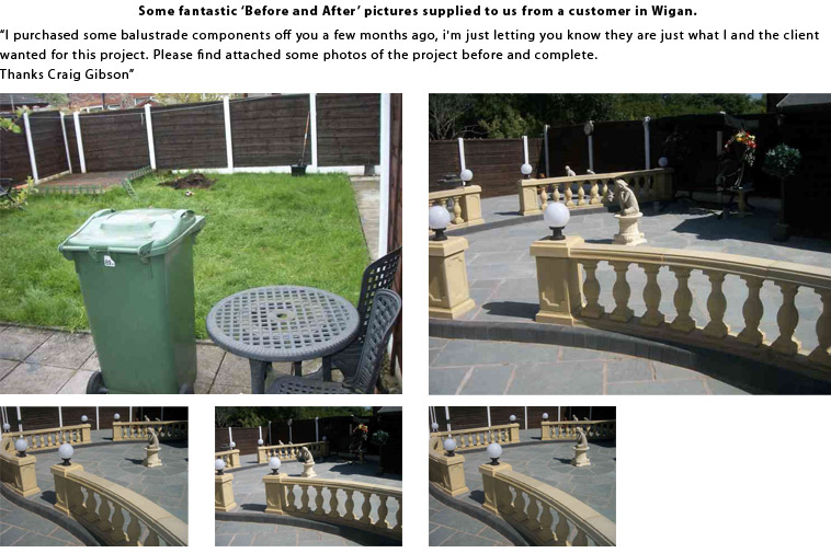 Garden Balustrade project