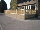 Large balustrade