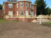 balustrade on terrace