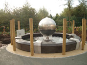 steel fountain