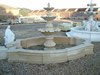 Carved fountain